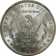 Чистая серебряная монета прозрачная