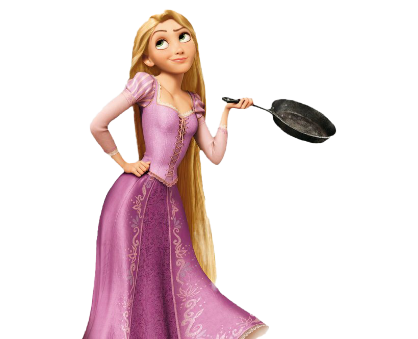 Archivo de imagen PNG enredado de Rapunzel