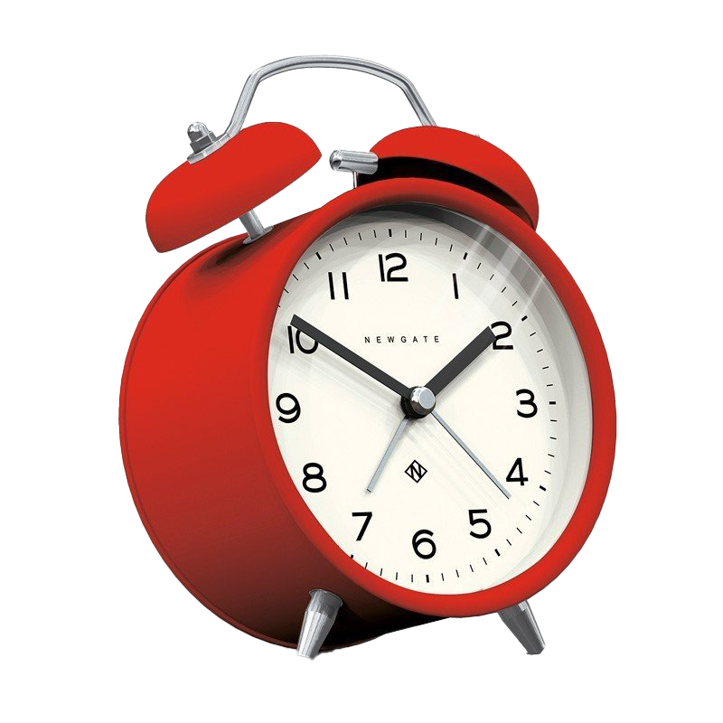 Red Alarm Clock PNG File