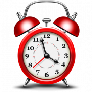 Red Alarm Clock PNG Picture