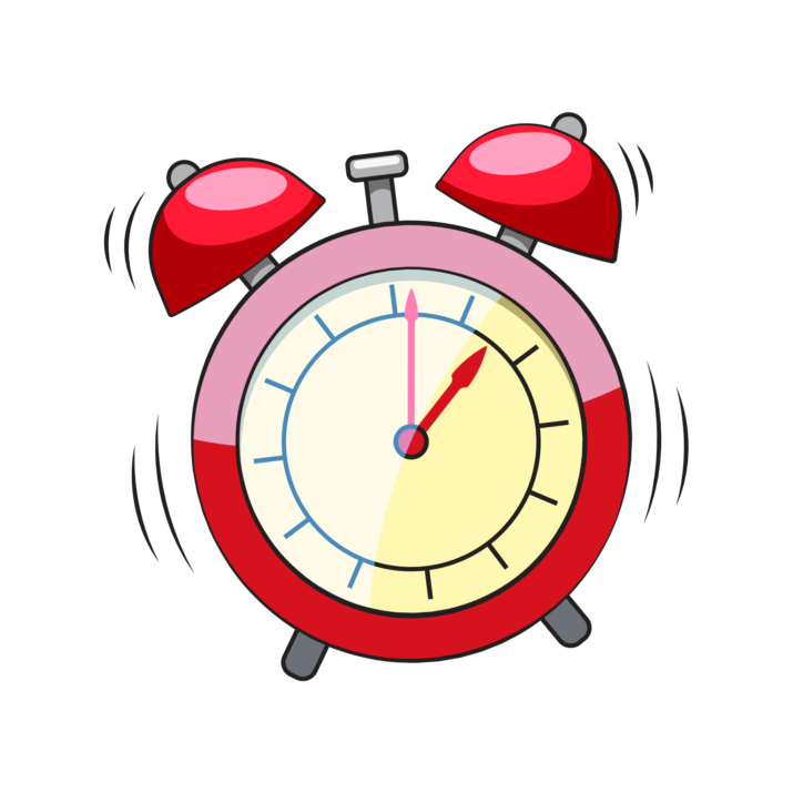Red Alarm Clock Transparent