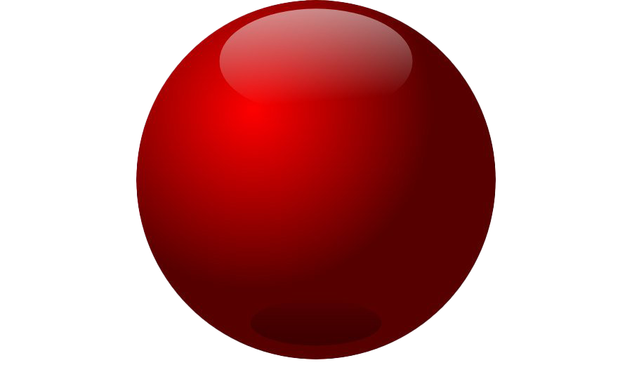 Файл PNG Красный мяч