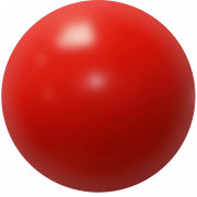 Roter Ball PNG HD -Bild