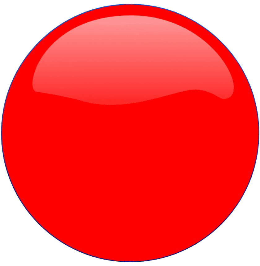 Красный мяч PNG Высококачественное изображение