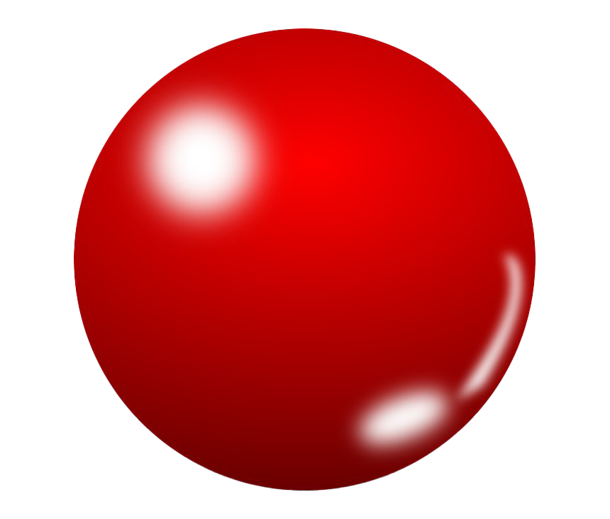Красный мяч прозрачный