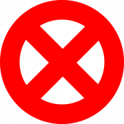 Red Ban Symbol PNG Free Image