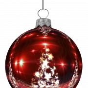 Red Baubles PNG Free Download
