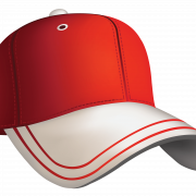 Transparan topi merah