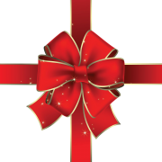 Red Christmas Ribbon PNG File