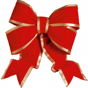 Красная рождественская лента PNG изображения