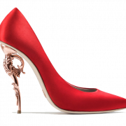 Zapatos de tacón alto rojo PNG