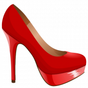 Zapatos de tacón rojo png imagen gratis
