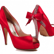 Zapatos de tacón rojo con imágenes PNG