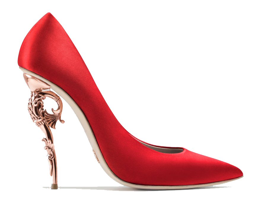 Red High Heel Shoes PNG