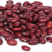 Ang mga pulang kidney beans transparent