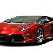 Imagem vermelha de Lamborghini Aventador