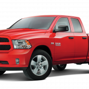 Red pickup truck png