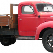 Red pickup truck png imahe