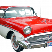 Red Retro Car Png Clipart