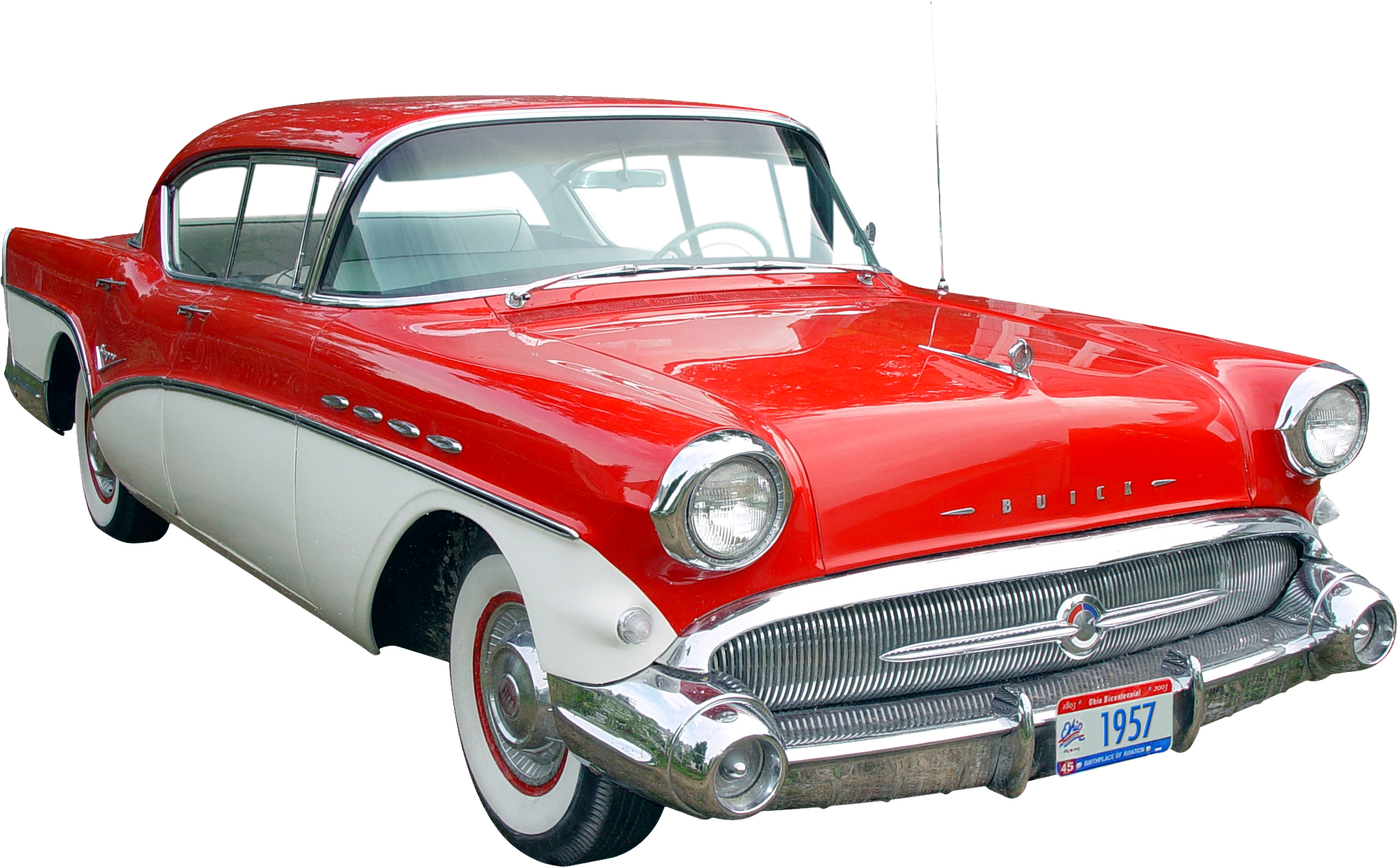 Red Retro Car PNG Clipart