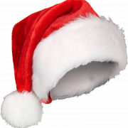 قبعة سانتا الحمراء شفافة