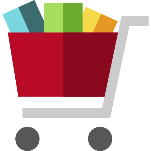 Red Shopping Cart PNG Image HD