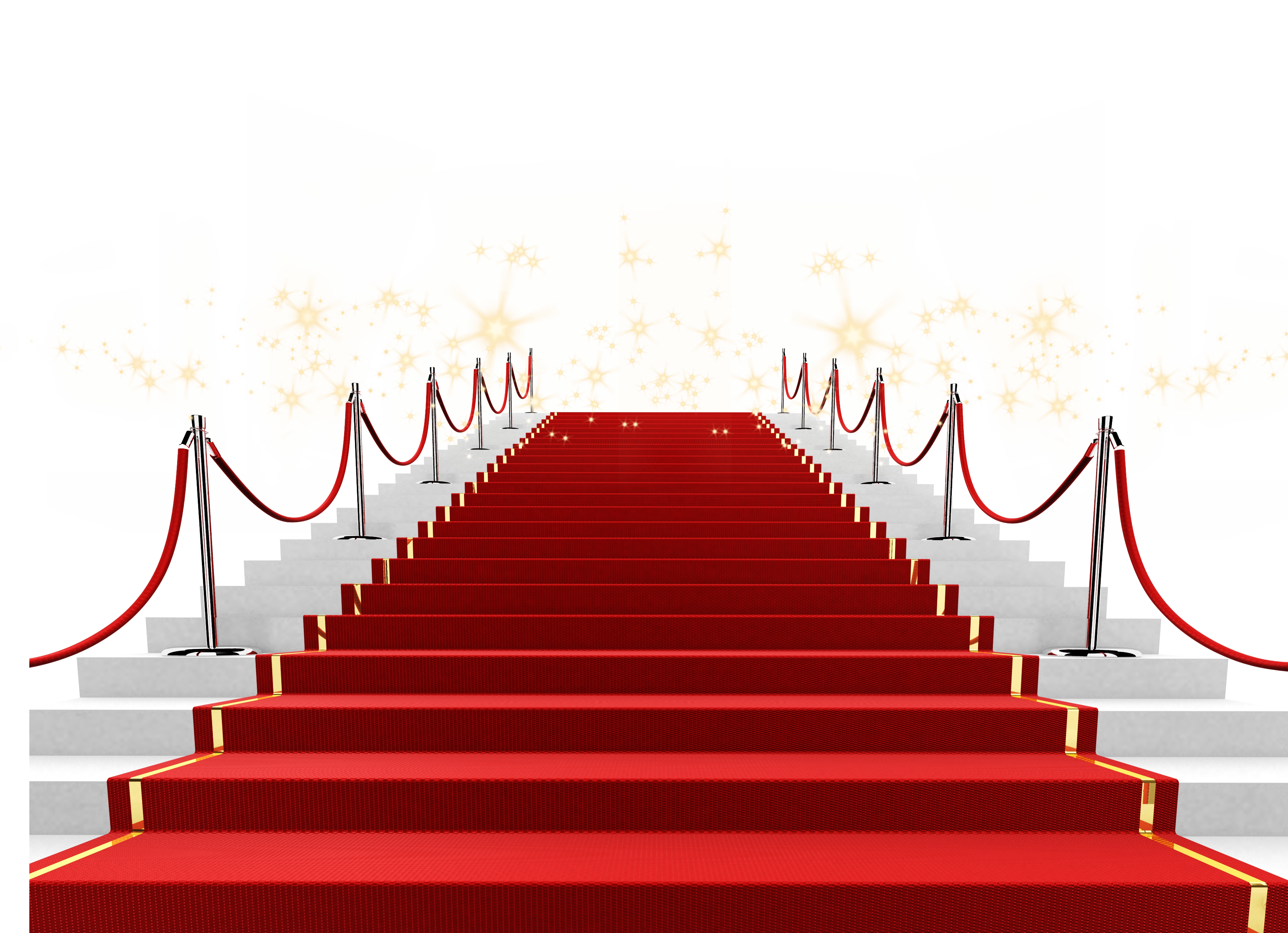 Red Stairs PNG Image