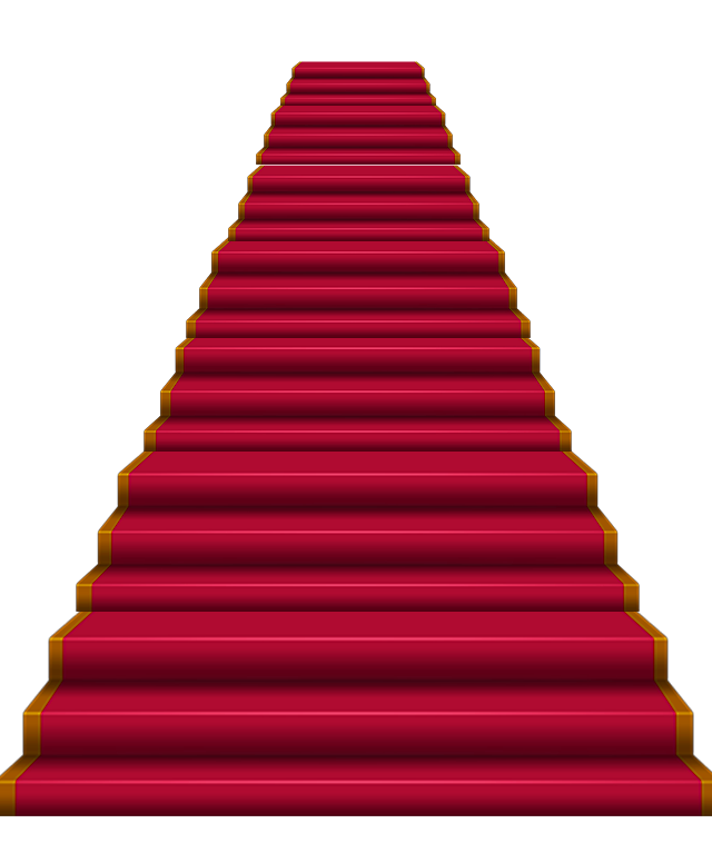 Red Stairs PNG