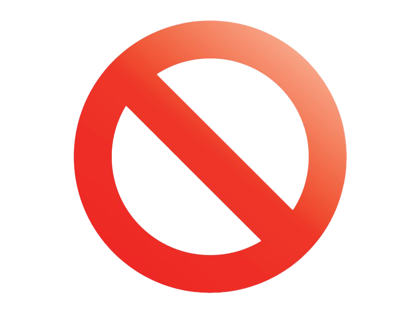 Red Stop Sign PNG Image