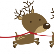 Reindeer Sleigh PNG Image