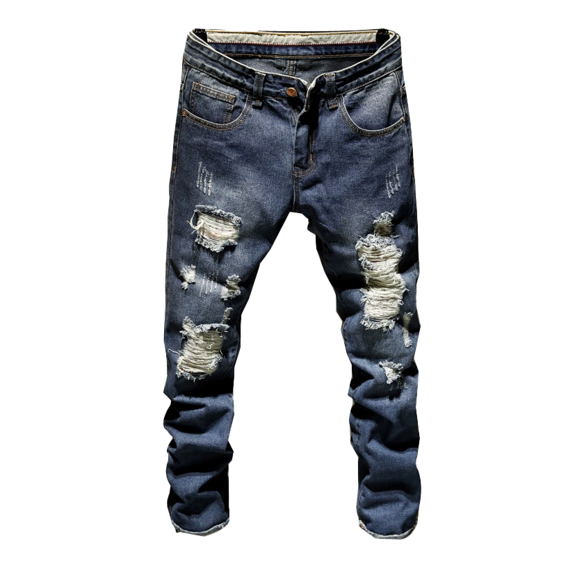 Ripped Men Jeans PNG