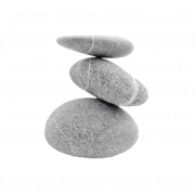Piedra de roca transparente