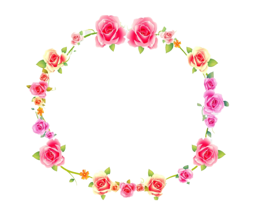 Round Floral PNG Free Download