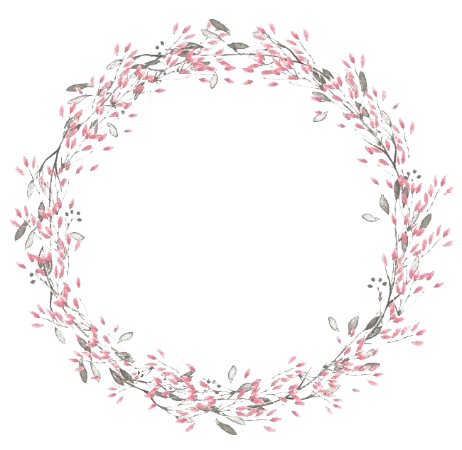 Round Floral PNG