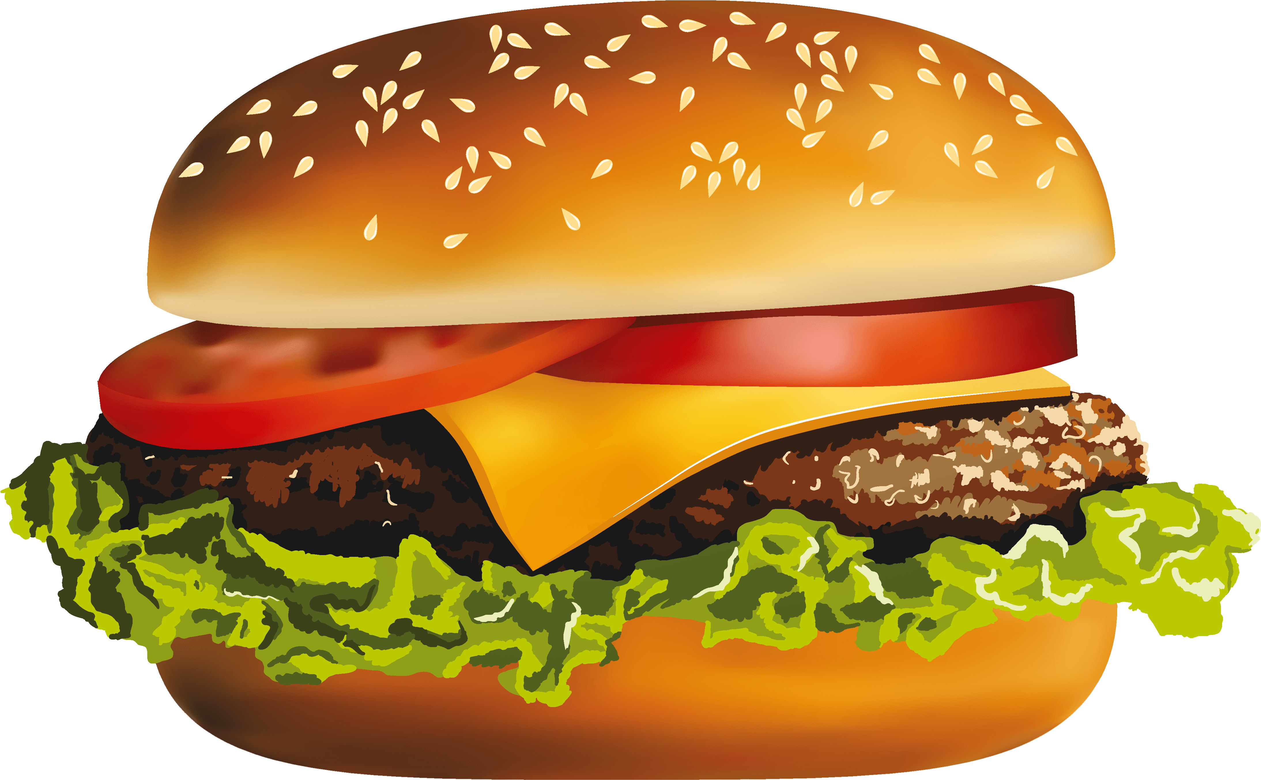 Sandwich Hamburger PNG Picture