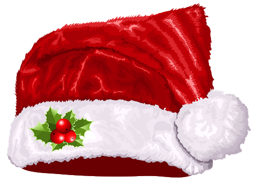 Santa Claus hoed PNG -afbeeldingen