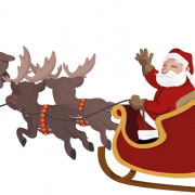 Санта -Клаус Sleigh Png Picture