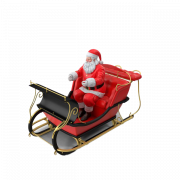 File di immagine PNG di Babbo Natale Sleigh