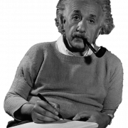 Wetenschapper Albert Einstein PNG -afbeelding