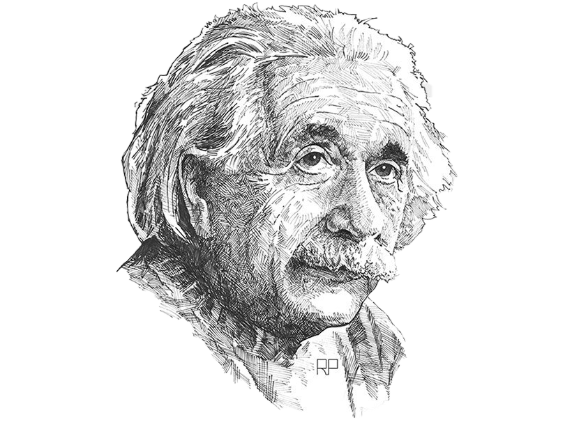 Scientist Albert Einstein PNG Photo
