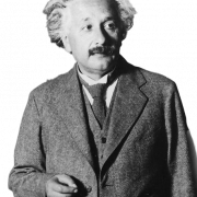 Bilim adamı Albert Einstein PNG resmi