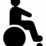 Silueta discapacitada