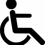 Silhouette Disabled PNG File Download Free
