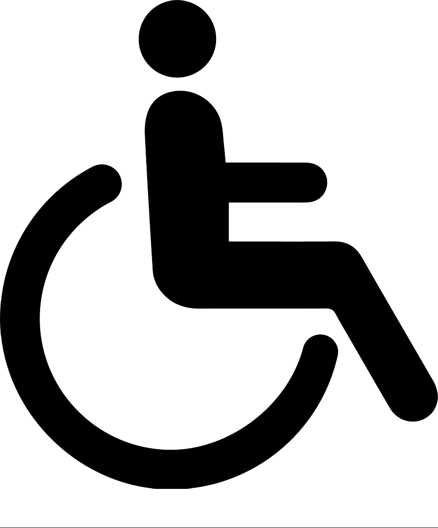 Silhouette Disabled PNG Pic