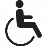 Silhouette Disabled PNG Transparent HD Photo