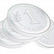 Серебряная монета PNG скачать бесплатно
