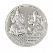 Imagen PNG de moneda de plata