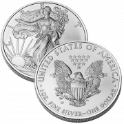 Серебряная монета PNG Image HD