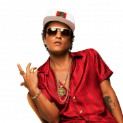 Singer Bruno Mars PNG