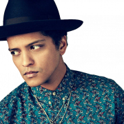 Singer Bruno Mars PNG Download Image